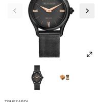 Trussardi orologio donna nero