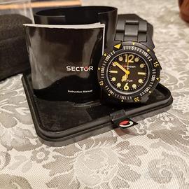 OrologioSectorExpander90  nero sportivo