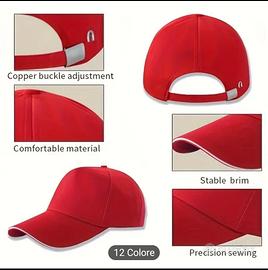 Set di cappellini di vari colori personalizzabili 