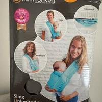 Mini monkey 7 in 1 - fascia porta bambini