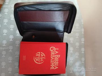 Bibbia di Gerusalemme astuccio in pelle 