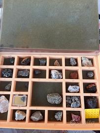 Collezione minerali e pietre preziose