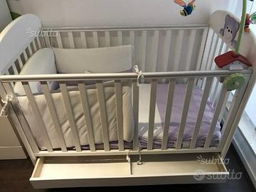Cameretta completa nanna paracolpi materasso bagno