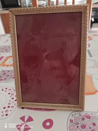 Cornice vintage oro rosso cm 18 x 13 