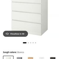 Cassettiera Ikea modello Malm 