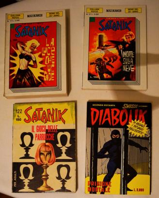 fumetti Satanik (edizione Corno e MBP)