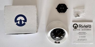 Bussola aries riviera 2" 1/2 bianca- rosa nera 62