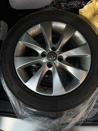 4 Cerchi in lega originali Opel e gomme 4 stagioni