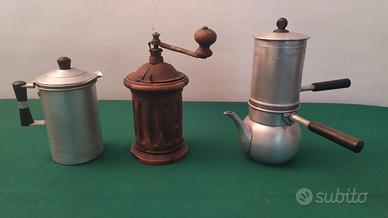 CAFFETTIERE E MACINACAFFE' D'EPOCA