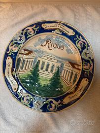 Piatto in ceramica bagni riolo