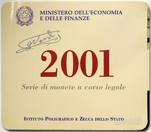 Serie divisionale Verdi 2001 Zecca Italiana