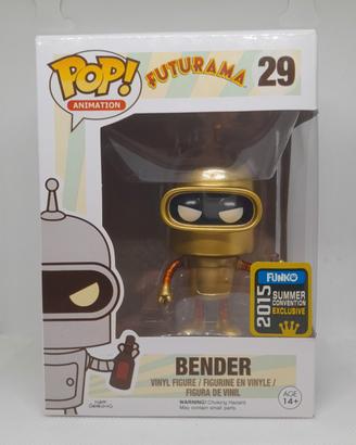 Funko POP Animation BENDER 29 Figure Futurama 2015