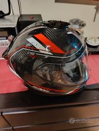 casco integrale scorpion fibra di carbonio 