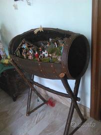 presepe in botte antica