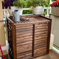 Mobile legno copri condizionatore esterno