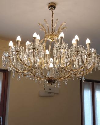 Lampadario classico in cristallo stile veneziano –