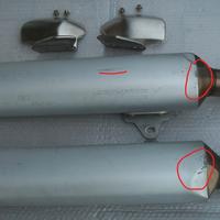 Coppia silenziatori scarico Originali Ducati Monst