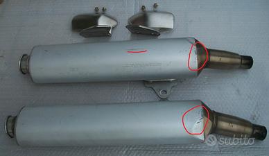 Coppia silenziatori scarico Originali Ducati Monst
