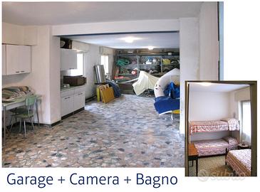 Celle Ligure: box triplo + camera letto con bagno