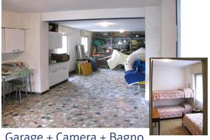 Celle Ligure: box triplo + camera letto con bagno