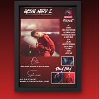 Poster o quadretto A4 degli album di tony boy