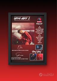 Poster o quadretto A4 degli album di tony boy