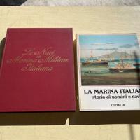 Coppia di libri della Marina italiana