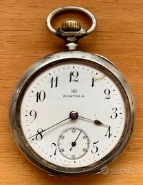 Orologio da taschino Postala cassa argento