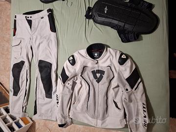 Completo Moto REV'IT Vertex Air + Paraschiena