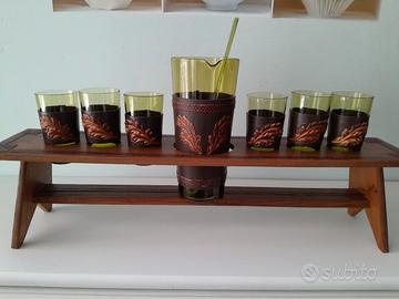 Raro servizio Sangria/liquore Vintage anni '60/'70