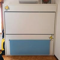 Letto a castello a scomparsa marca CLEI