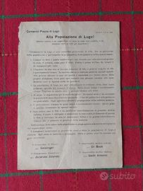 Volantino Lugo - tifo - 2^ guerra - Geislinger