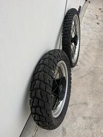 Cerchi con gomme Honda XL 600 RM LM