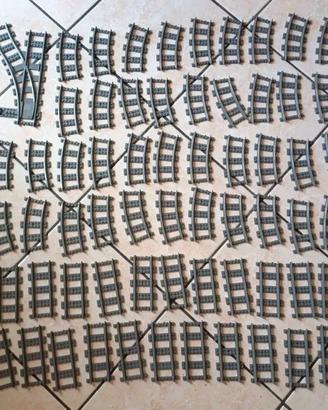 Lego lotto 80 Binari Rotaie originali