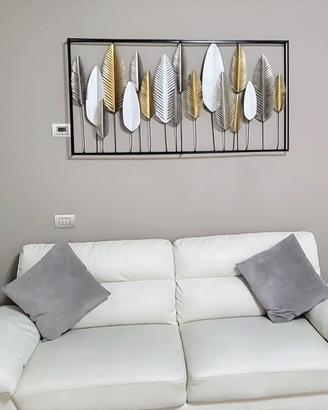 Divano 3 posti in  eco pelle sofà salotto