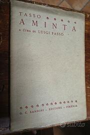Libro Aminta di Torquato Tasso. Terza Edizione