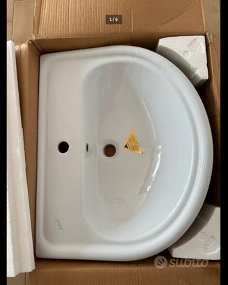 Lavandino semi incasso