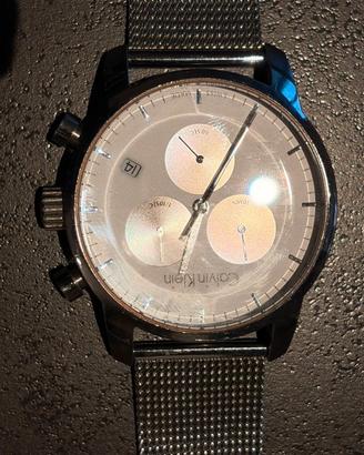 Orologio Calvin Klein cronografo maglia milanese