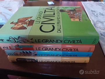 Le grandi civiltà Editore Rizzoli 4 Volumi