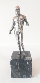 Scultura in argento 800 Bronzo di Riace 