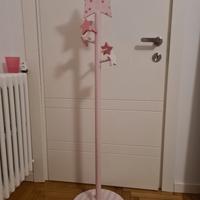 Porta Abiti in legno - Stelle Rose