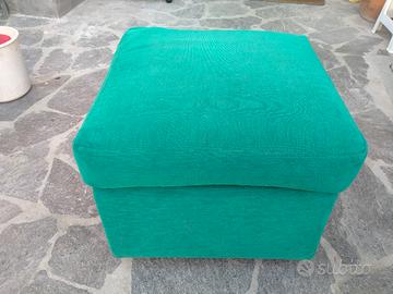 Puffo con ruote sfoderabile 