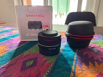 Obiettivo Samyang 35mm f2.8 per Sony