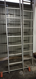 Scala 2 pezzi allungabile estendibile