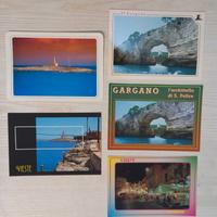 Lotto 25 cartoline vintage Vieste e Gargano