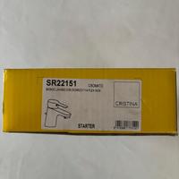 Miscelatore lavabo CRISTINA cromato -scarico 1”1/4