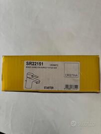 Miscelatore lavabo CRISTINA cromato -scarico 1”1/4