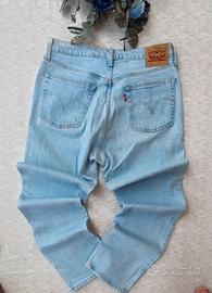 Levi's 501-Uomo-Denim chiaro-TG W29-L28