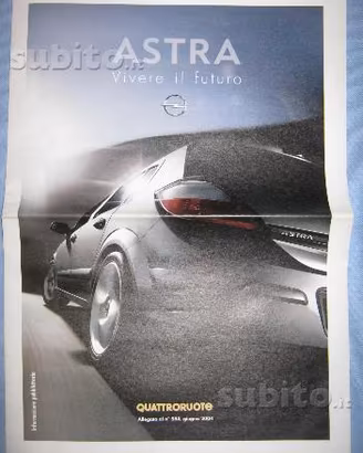 Depliant brochure Opuscolo OPEL ASTRA ZAFIRA