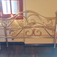 letto matrimoniale in ottone 